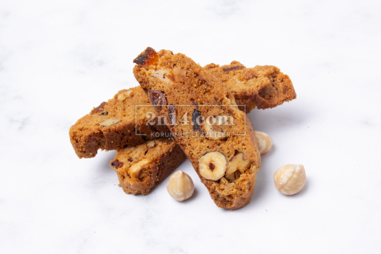 Şekersiz Biscotti Fındıklı - Bademli (Pestisit - Aflatoksin Analizli)