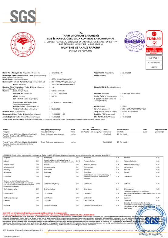 Doğal Meşe Fıçıda Fermente Elma Sirkesi 1 lt (5 Yıllık)